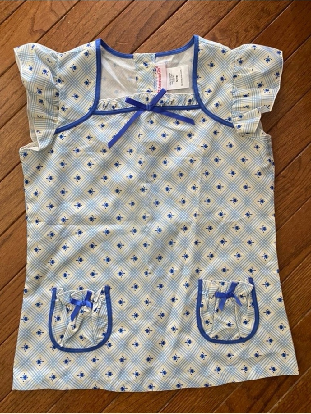 American Girl ~ kids “Molly” pajama set ~ top & bottom ~ size 7/8 ~ never worn